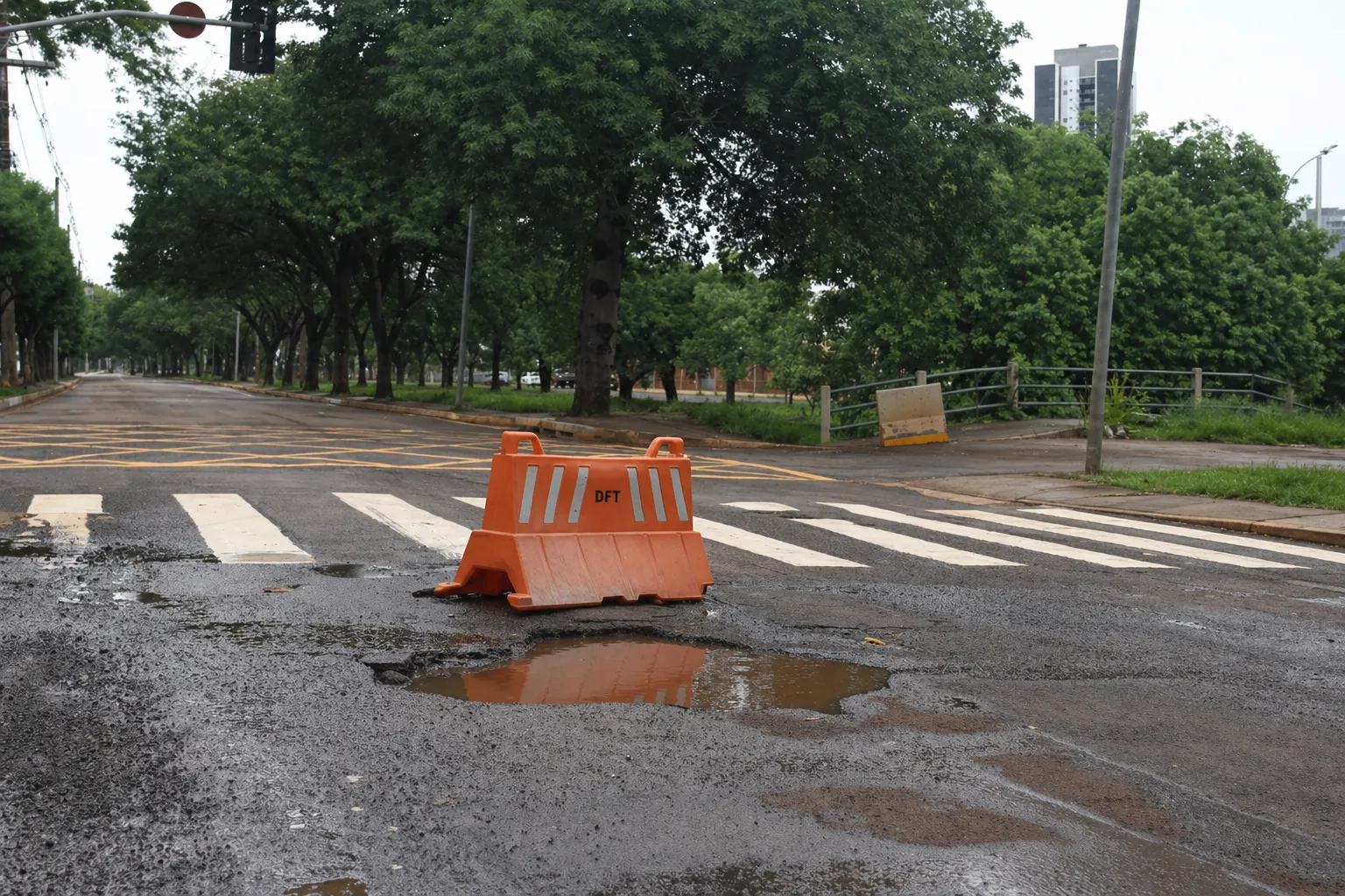 Asfalto deteriorado